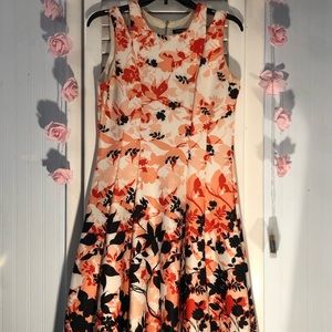 ROZ & ALI FLORAL DRESS